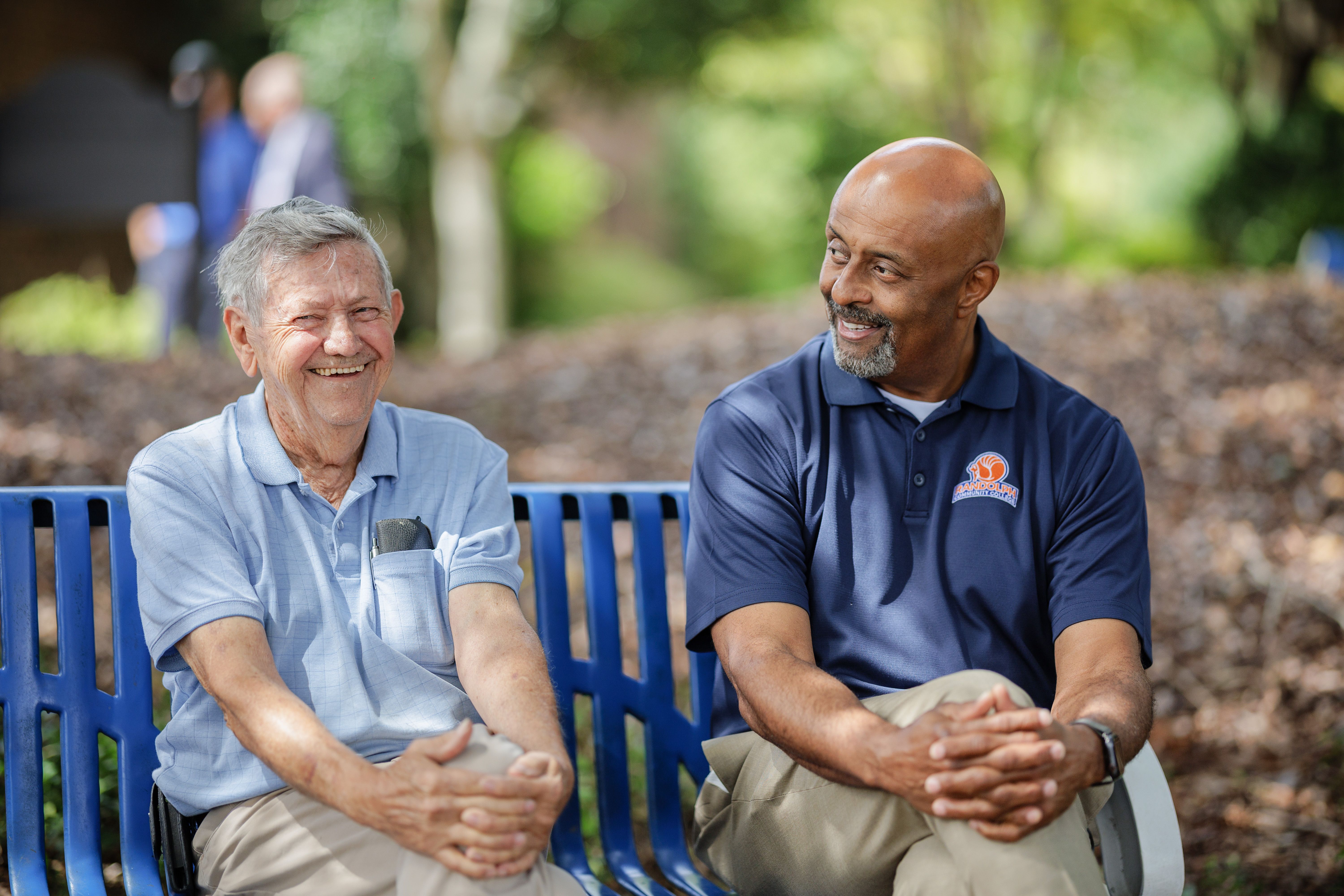 Student and President on Bench