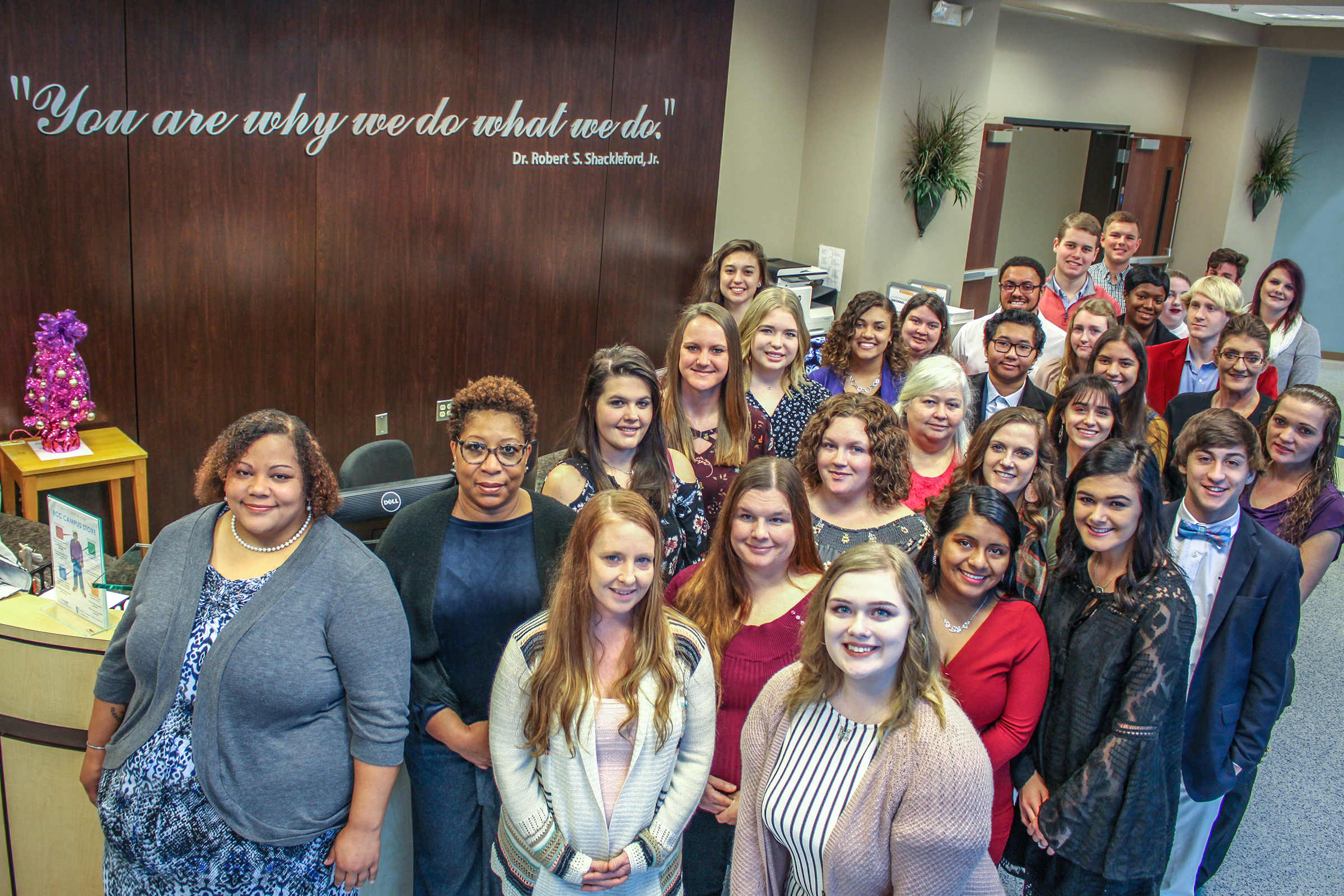 Sixty new members were inducted into Beta Theta Rho, Randolph Community College’s chapter of the Phi Theta Kappa Honor Society, on Saturday, Nov. 23.