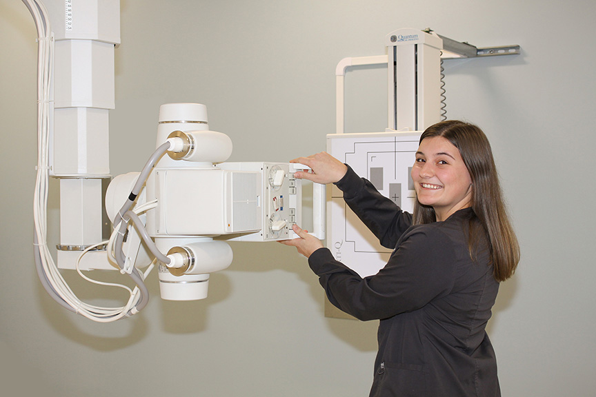 Randolph Community College radiography student Brenna Bestmann was selected as the College’s Academic Excellence Award winner for 2021.