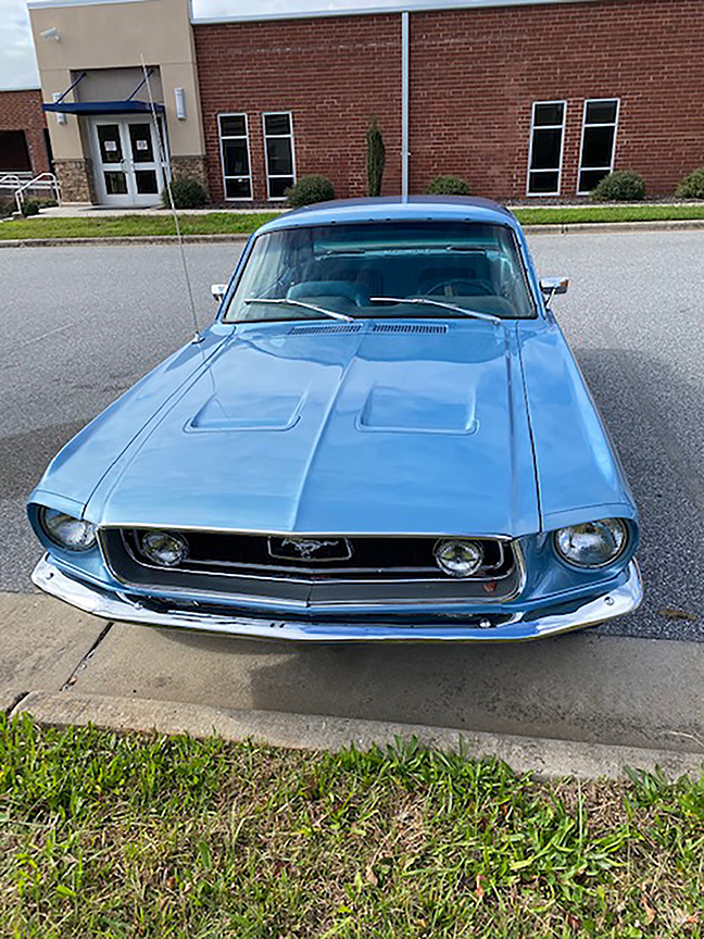 Front of Restored Car