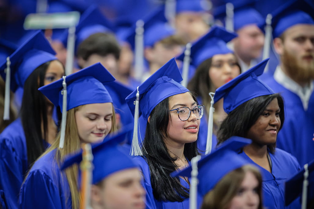 Photo of Randolph Community College graduates.