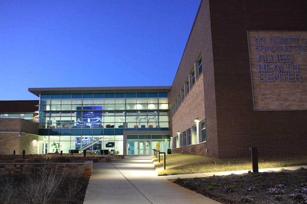 Photo of Randolph Community College's Allied Health Center.