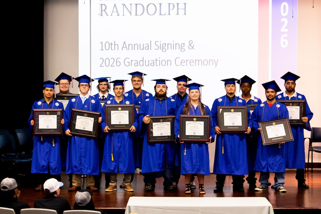 Group photo of the 2026 Apprenticeship Randolph graduates.