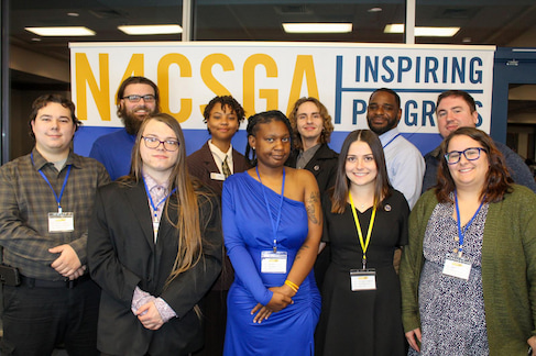 Students attending N4CSGA conference