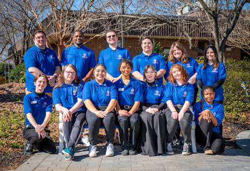 SGA members and advisors in Azalea Park